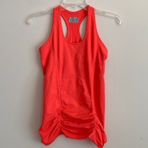 Athleta -‎ orange/melon, racerback athletic tank, s